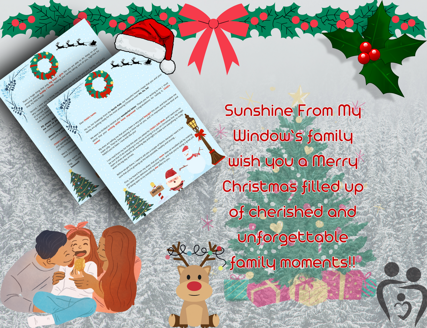 Santa replies by letter