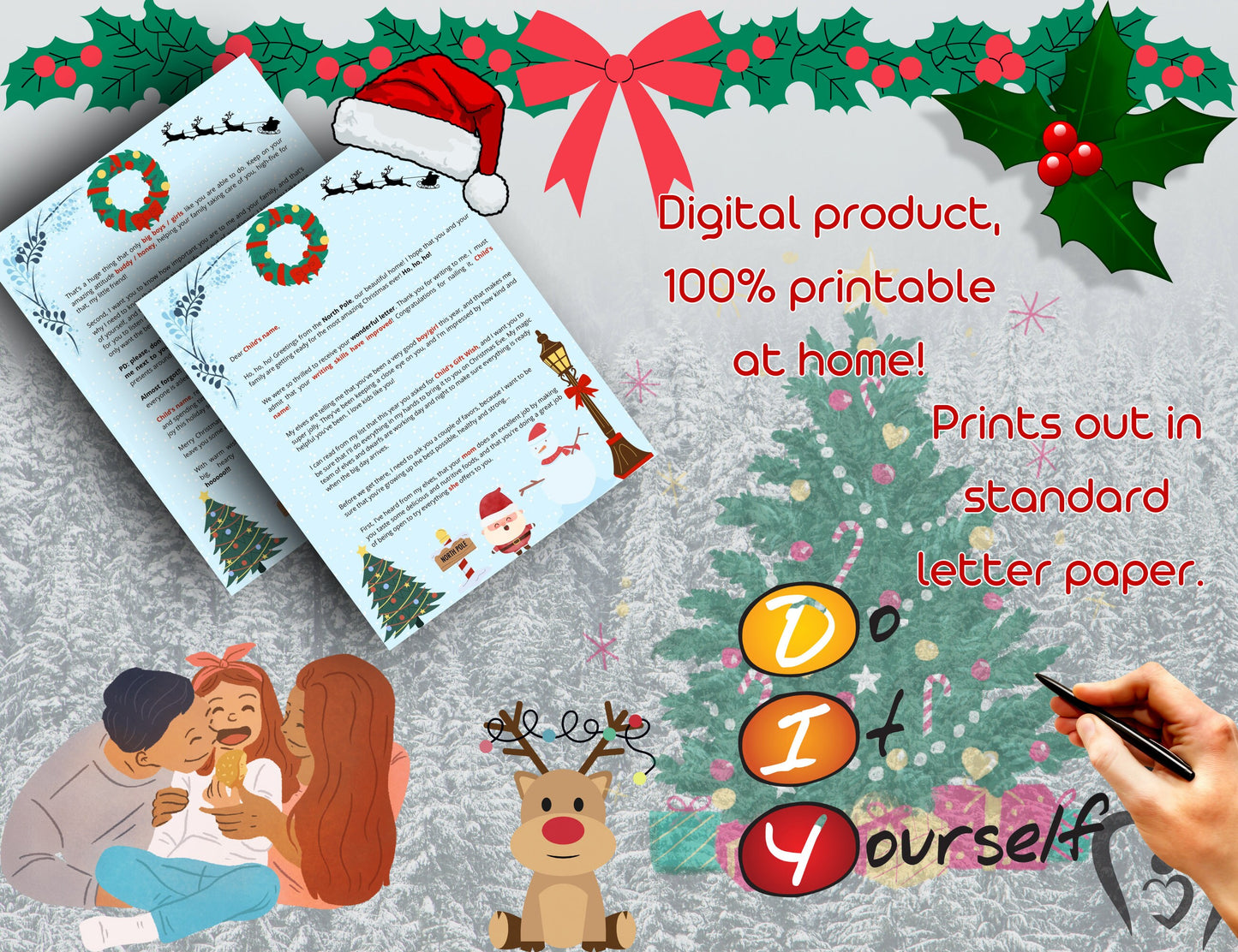 Santa replies by letter
