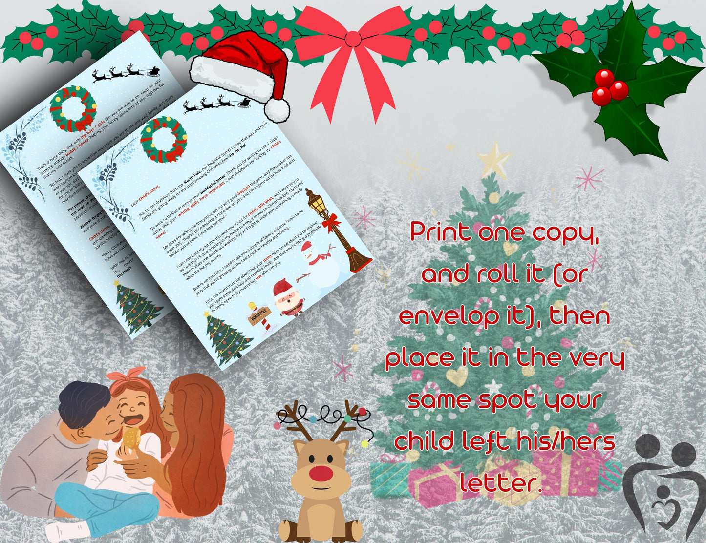 Santa replies by letter