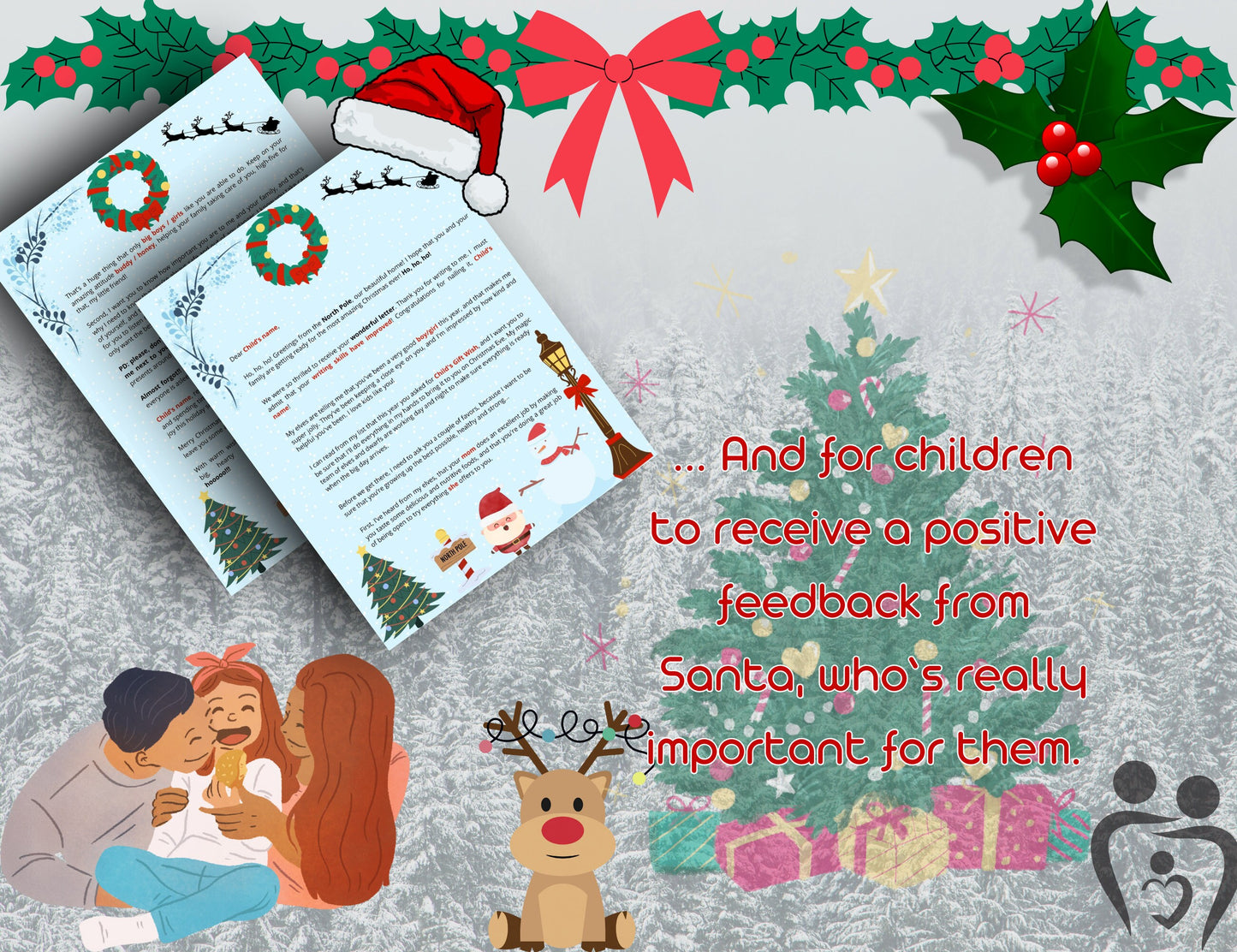 Santa replies by letter