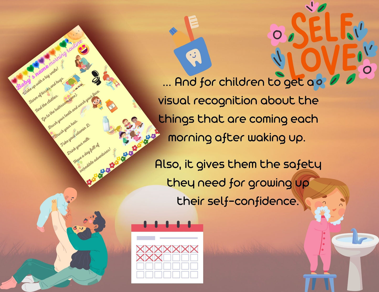 Morning routine for toddlers