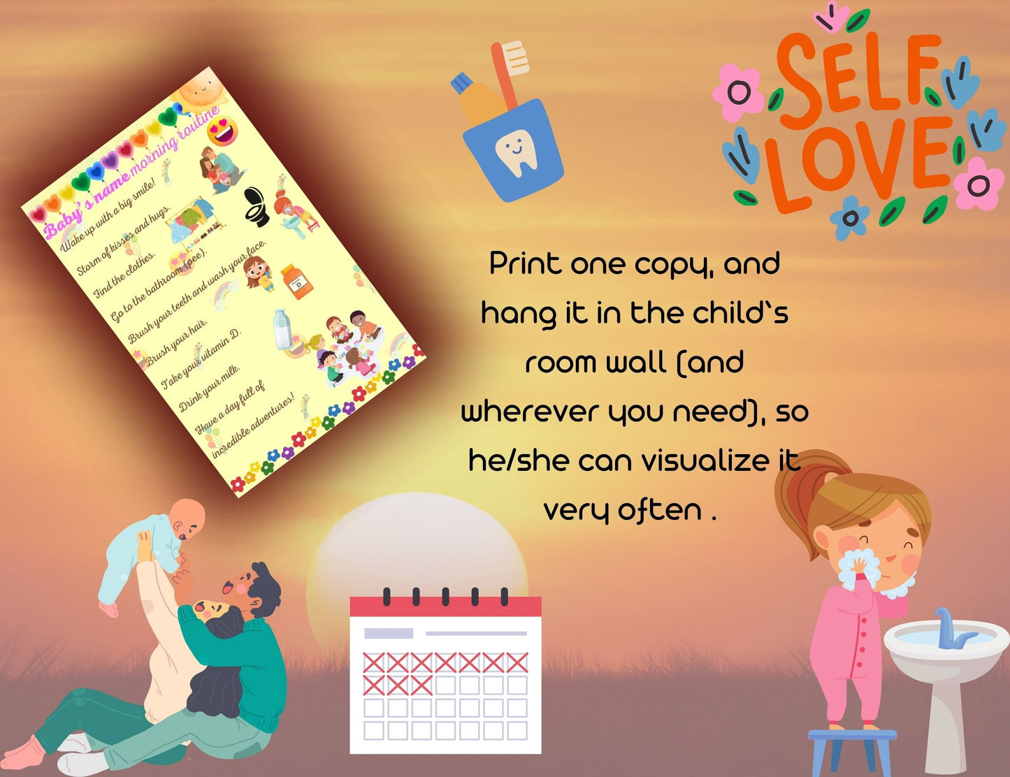 Morning routine for toddlers